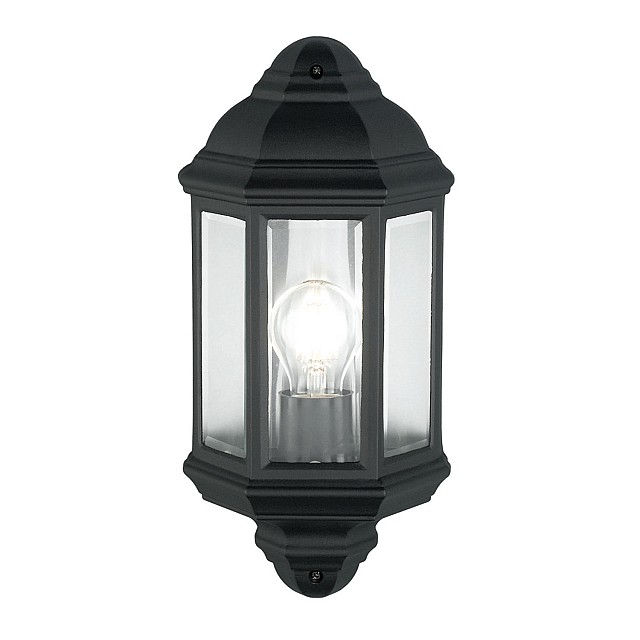 Exto Flush Exterior WallFitting Black Finish