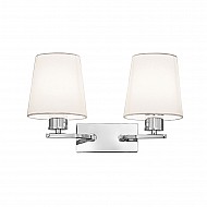 Hexx 2lt Wall Bracket Chrome Finish