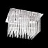 Carillon 600mm Square 10lt Flush Chrome Finish