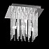 Carillon 300mm Square 4lt Flush Chrome Finish
