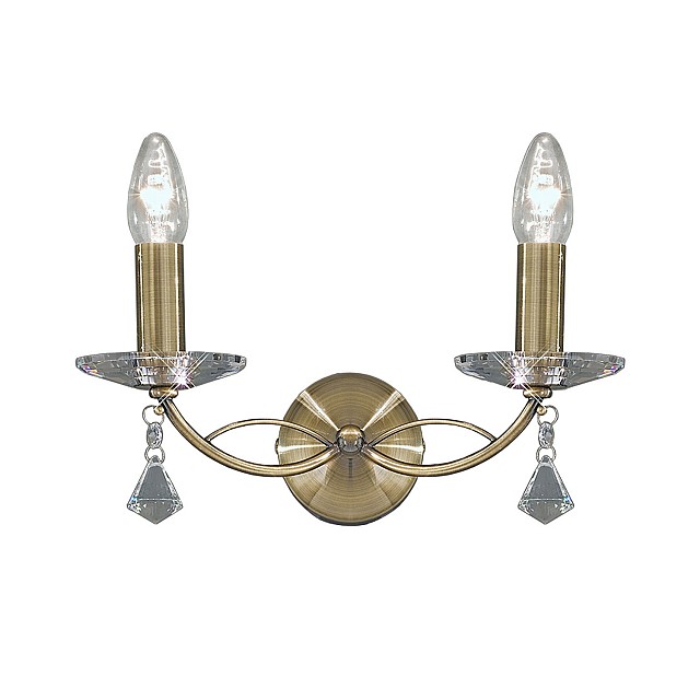 Monaco 2 light Bracket Bronze Finish