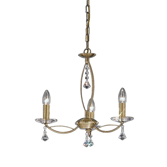 Monaco 3 light Fitting Bronze Finish