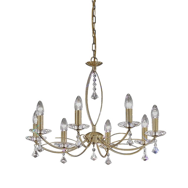 Monaco 8 light Fitting Bronze Finish