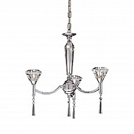 Desian 3 light Fitting Chrome Finish