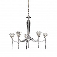 Desian 5 light Fitting Chrome Finish