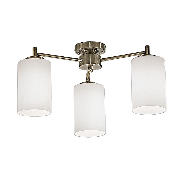 Decima 3 light Fitting (Down) Bronze Finish