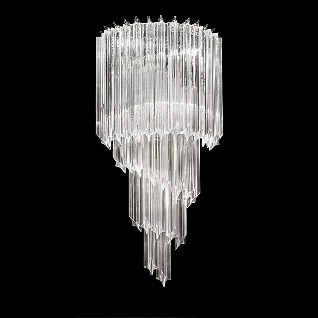 Valentina 3 light Large Bracket Chrome Finish