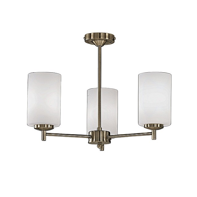 Decima 3 light Fitting (Up) Bronze Finish