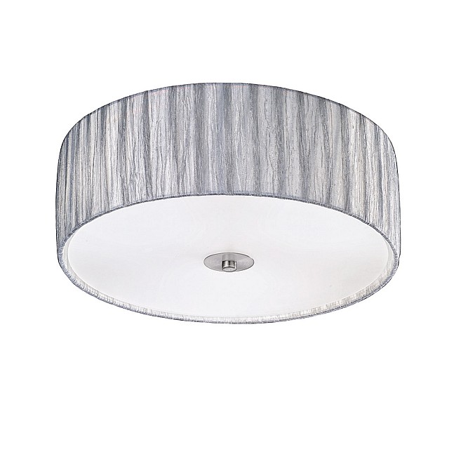 Lucera 3 light Flush Satin Nickel Finish