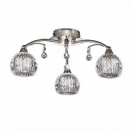 Jura 3 light Fitting Satin Nickel Finish