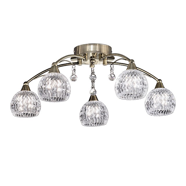 Jura 5 light Fitting Bronze Finish