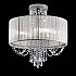 Empress 6 light Flush Chrome Finish