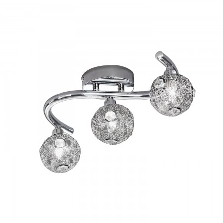 Horologica 3 light Fitting Chrome Finish