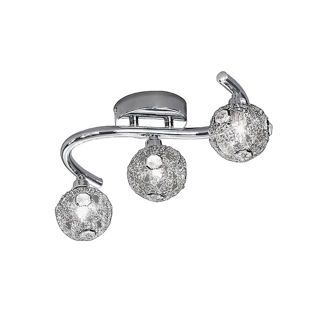 Horologica 3 light Fitting Chrome Finish
