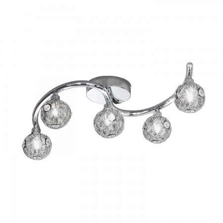 Horologica 5 light Fitting Chrome Finish