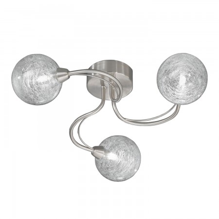 Gyro 3lt Fitting Satin Nickel Finish