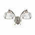Ripple 2 Light Wall Bracket Satin Nickel Finish