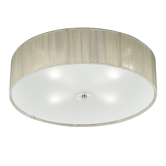Desire 4 light Flush Satin Nickel Finish