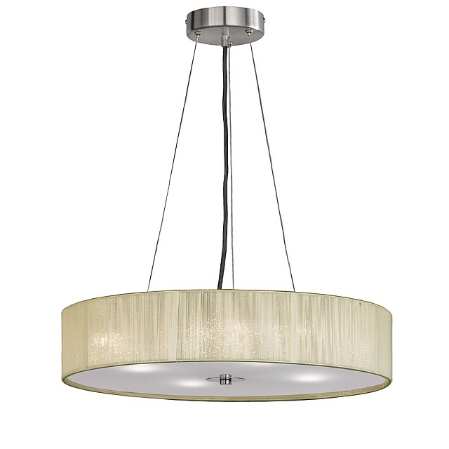 Desire 4 light Pendant Satin Nickel Finish