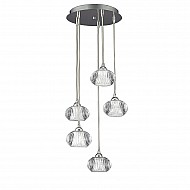 Tizzy 5 light Spreader Chrome Finish