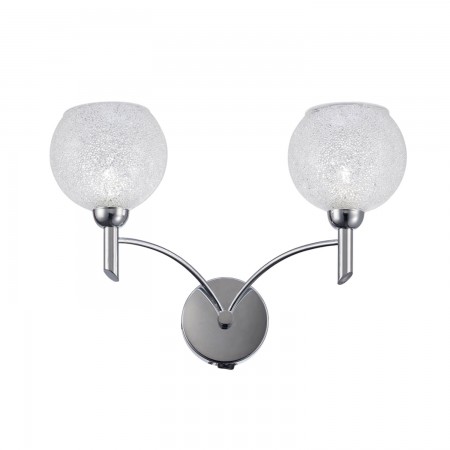 Chrysalis 2 light Bracket Chrome Finish