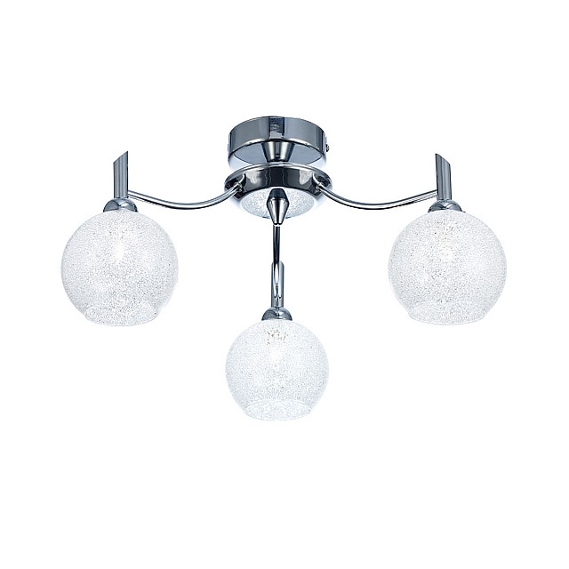 Chrysalis 3 light Fitting Chrome Finish