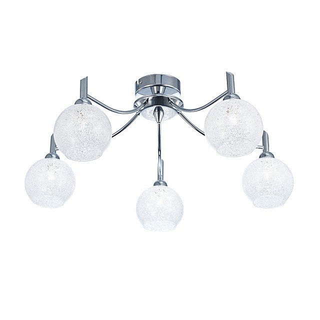 Chrysalis 5 light Fitting Chrome Finish
