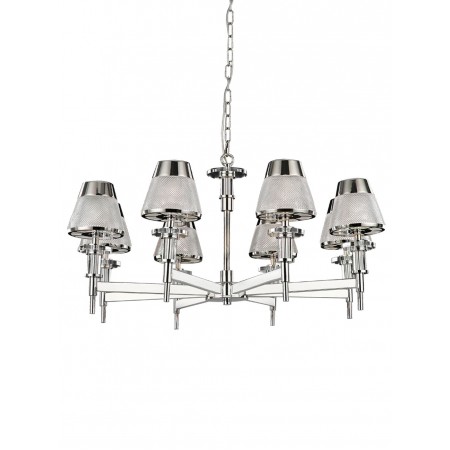 Concept 8 light Fitting Chrome Finish