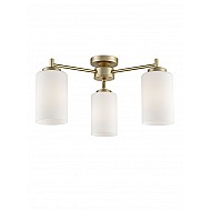 Decima 3 light Fitting(Down) Gold Colour Finish
