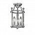 Pasillo 3 light Flush Lantern Chrome Finish