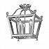 Atrio 3 light Flush Lantern Chrome Finish