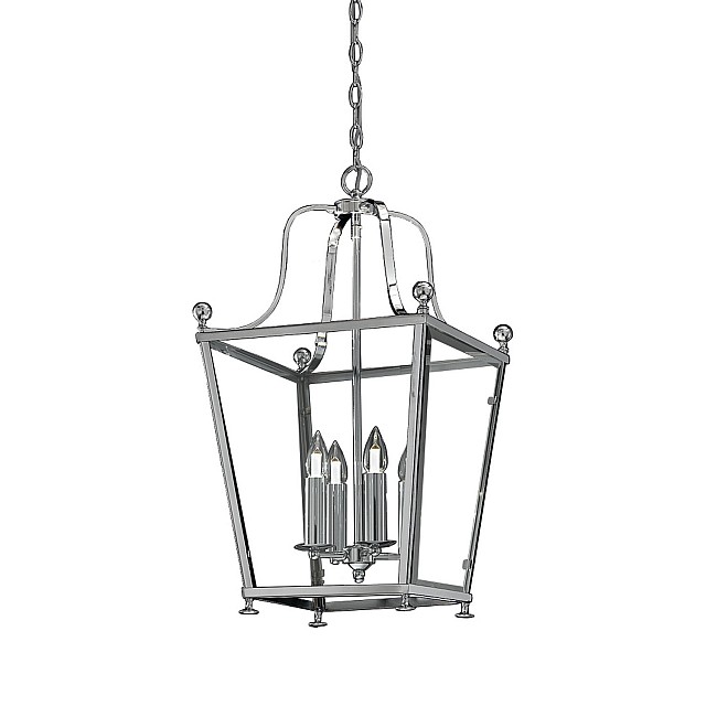 Atrio 4 light Lantern Chrome Finish