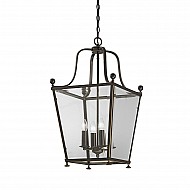 Atrio 4 light Lantern Antique Bronze Finish