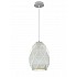 Tangent Oval Pendant White Finish