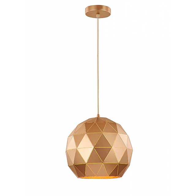 Tangent Medium Pendant Gold Colour Finish