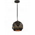 Tangent Small Pendant Black / Gold Finish