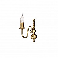 Delft 1lt Bracket Polished Brass Finish