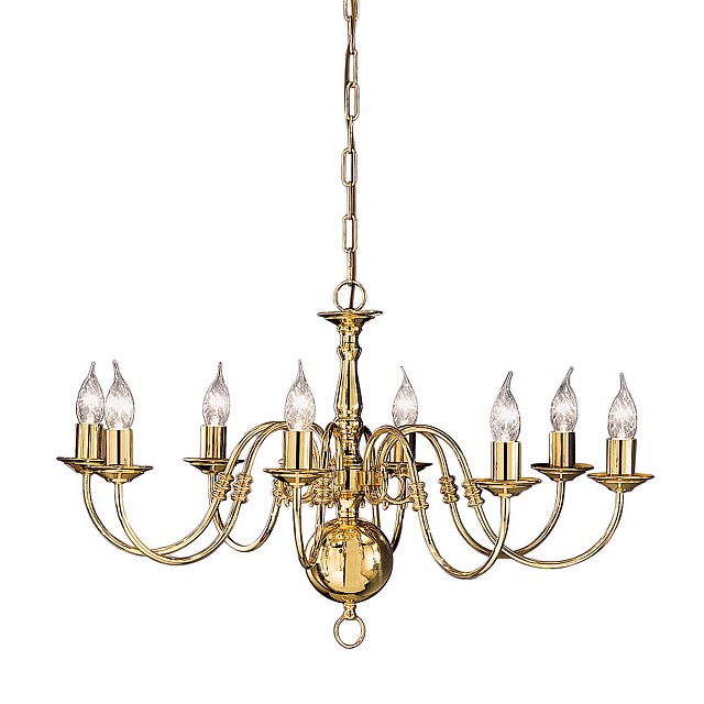 Delft 8lt Fitting Polished Brass Finish