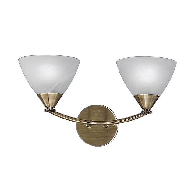 Meridian 2lt Bracket Brushed Bronze Finish