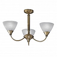 Meridian 3lt Fitting Brushed Bronze Finish