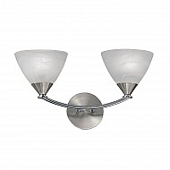 Meridian 2lt Bracket Brushed Nickel Finish