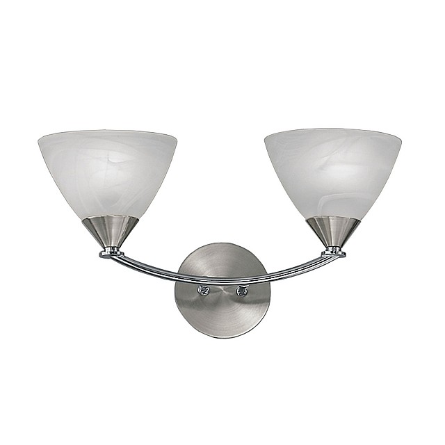 Meridian 2lt Bracket Brushed Nickel Finish