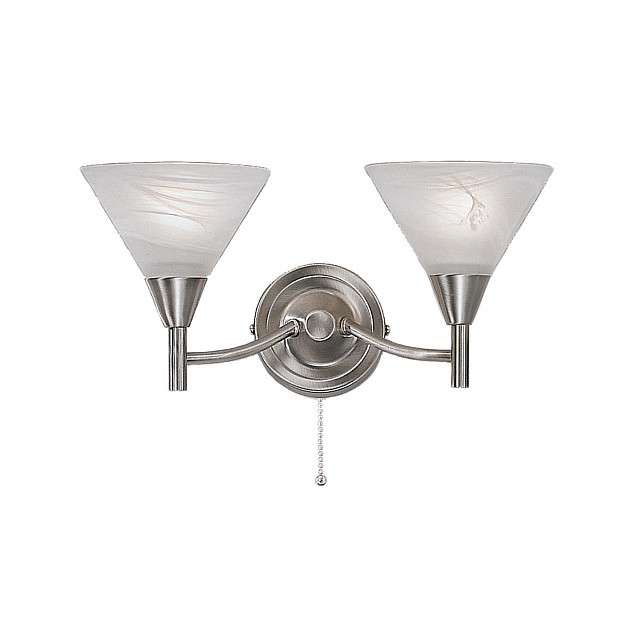 Harmony 2lt Bracket Satin Nickel Finish