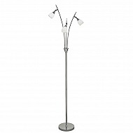 Lutina 3 light Standard Lamp Chrome Finish