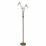Lutina 3 light Standard Lamp Bronze Finish