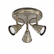 Rustica 3 light Spot Bronze Finish