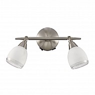 Lutina 2 light Spot Satin Nickel Finish