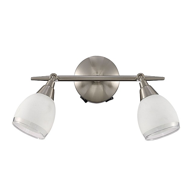 Lutina 2 light Spot Satin Nickel Finish