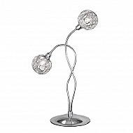Horologica 2 light TableLamp Chrome Finish