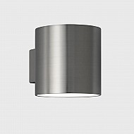 Cylinder Wall Light Satin Nickel Finish